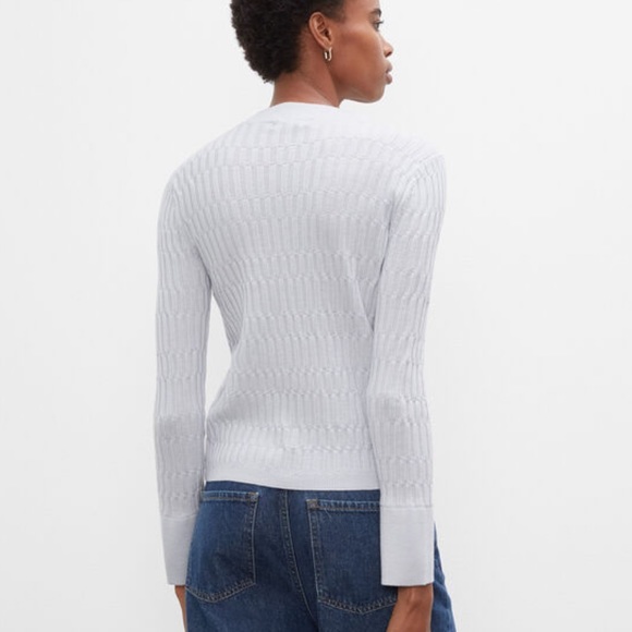 Club Monaco Signature Ribbed Mock Neck Sweater - Picture 2 of 10